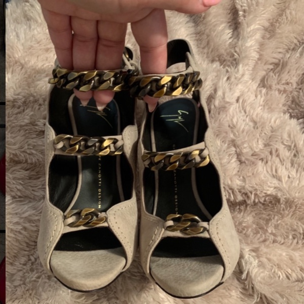 Zanotti Chain Link Heels super hard to find!